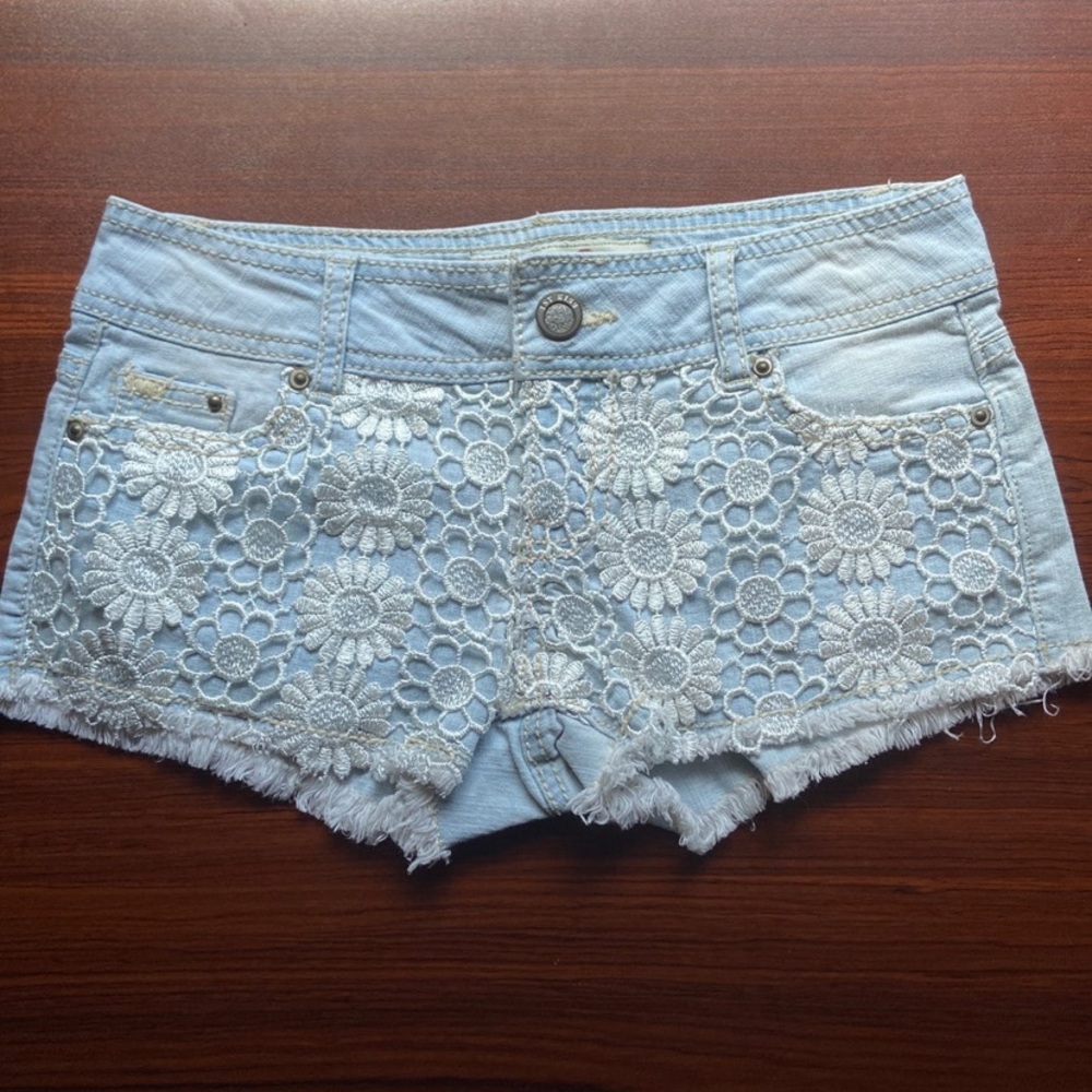 Women denim shorts
